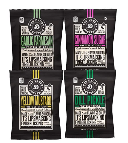 48count variety box of 1.5oz pretzels - 4 flavors