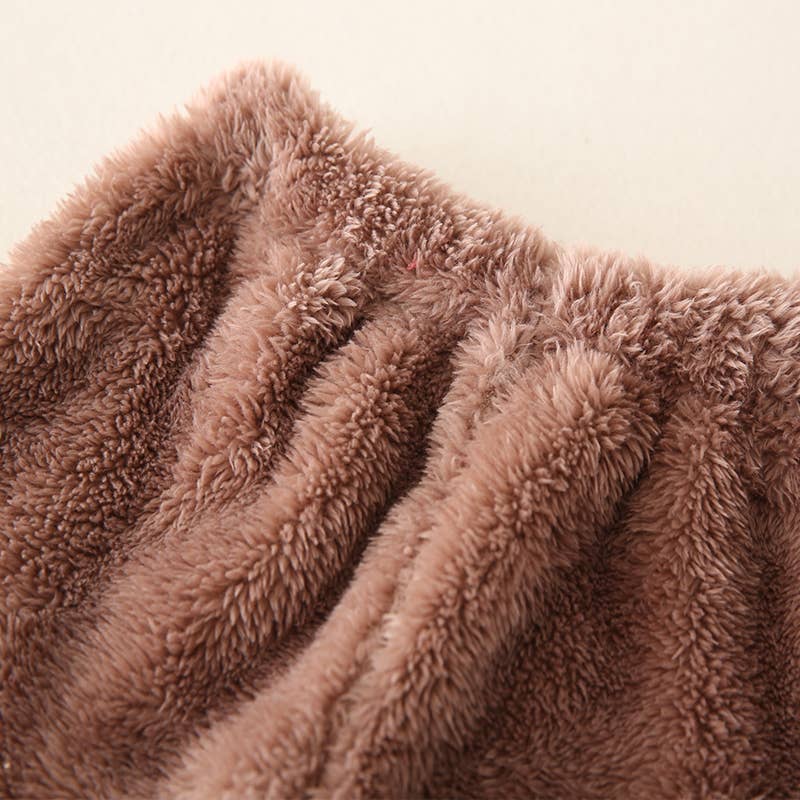 2 piece Toddler Ear Design Fuzzy Sweatshirt and Pants