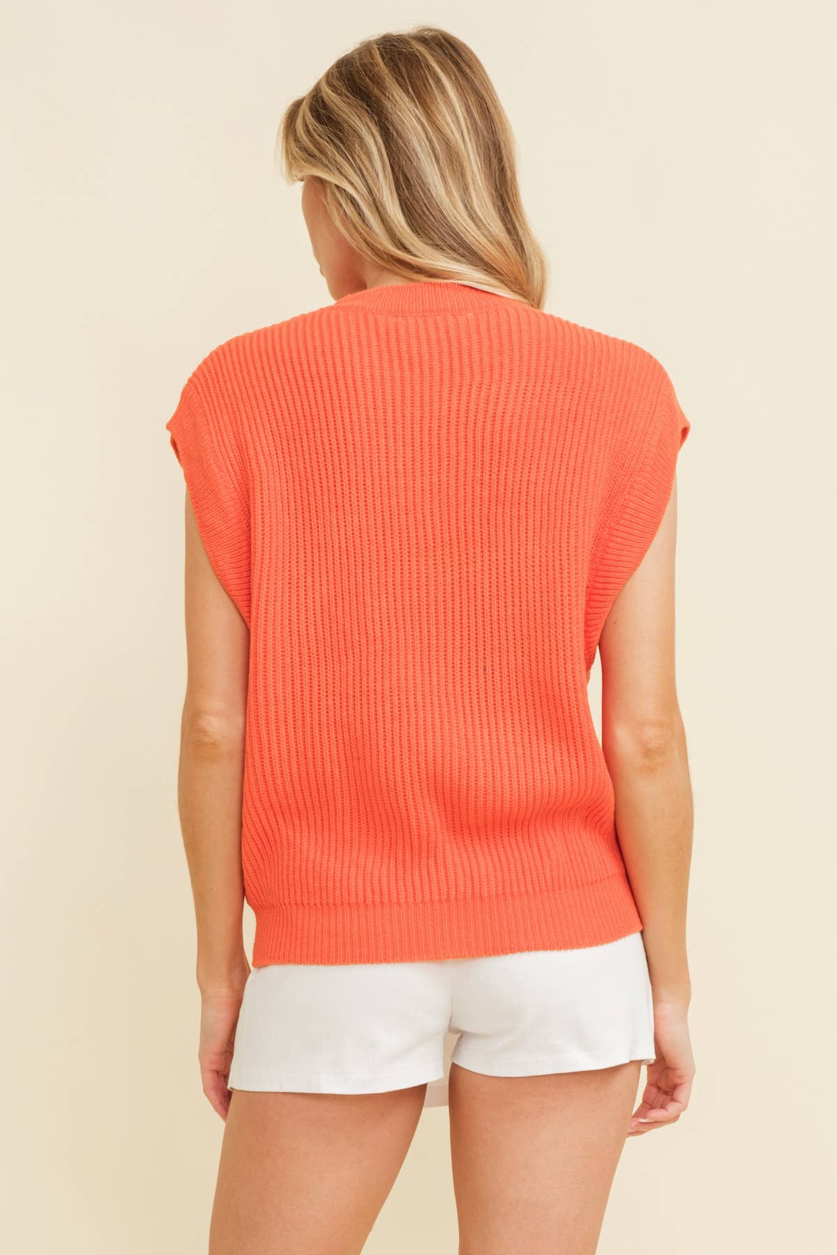 CSW10210-1 - 'GAMEDAY" EMBROIDERED SLEEVELESS SWEATER VEST