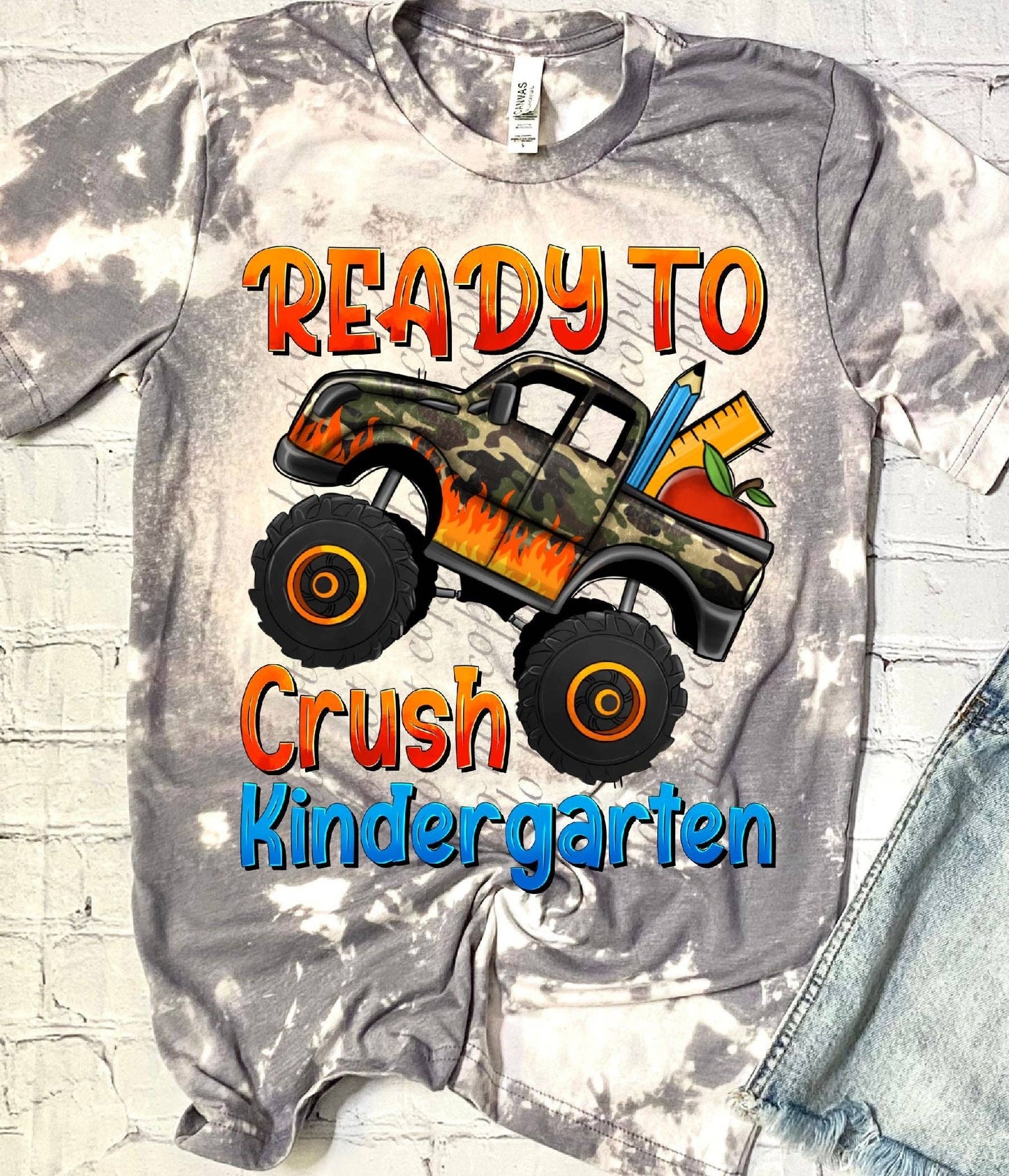 Ready To Crush Kindergarten Grade Occupation DTF Transfers SKU5410