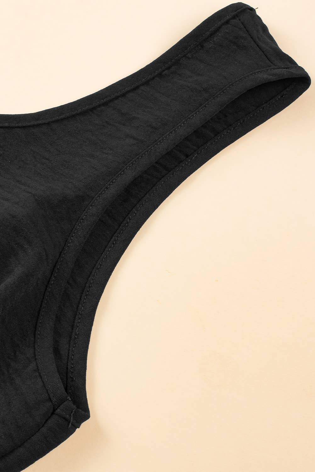 Women Solid Backless Elastic Waist Sleeveless Romper | S-XL