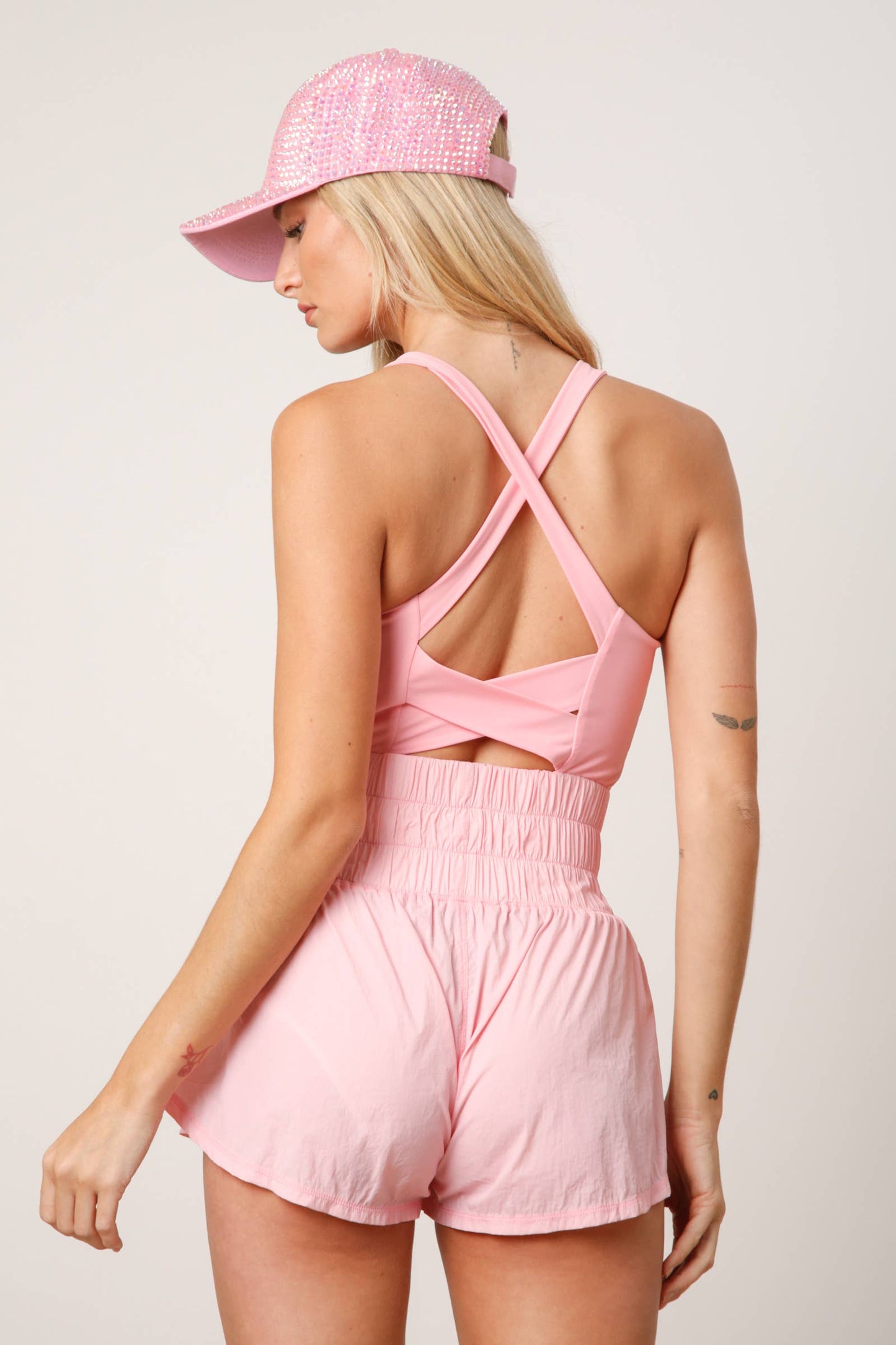 Washed Sporty Romper - Preorders