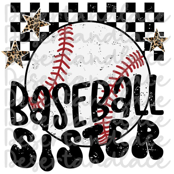 Baseball Sister DTF Transfer