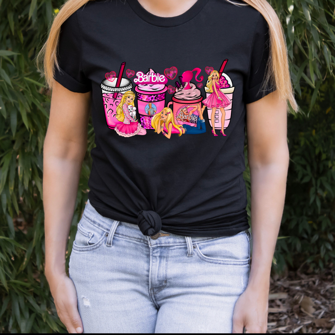Barbie Coffee DTF TRANSFER