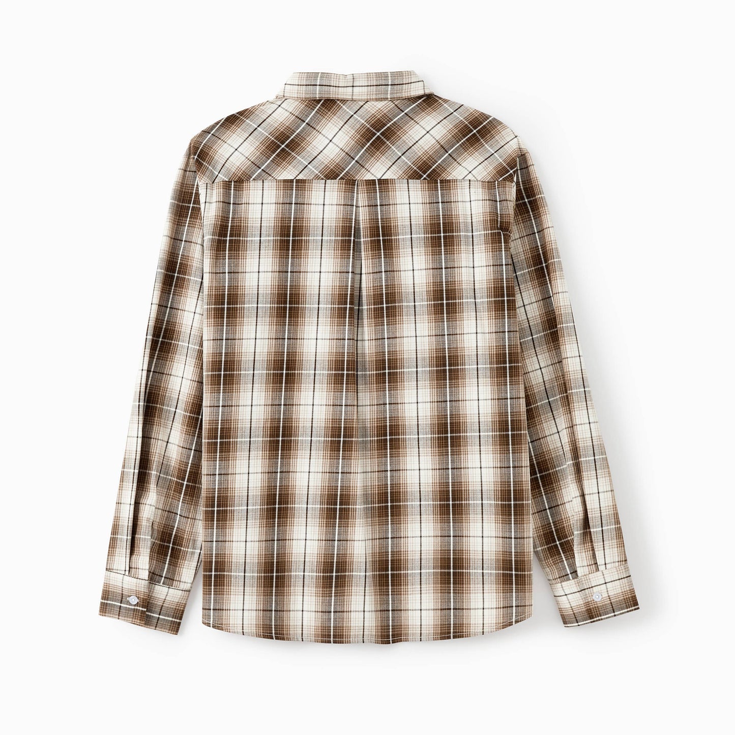 Family Matching Plaid Long Sleeves Shirt or Bodycon Dress