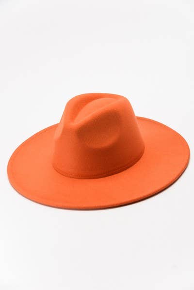 A VINTAGE PLAIN FEDORA HAT | 40HW012