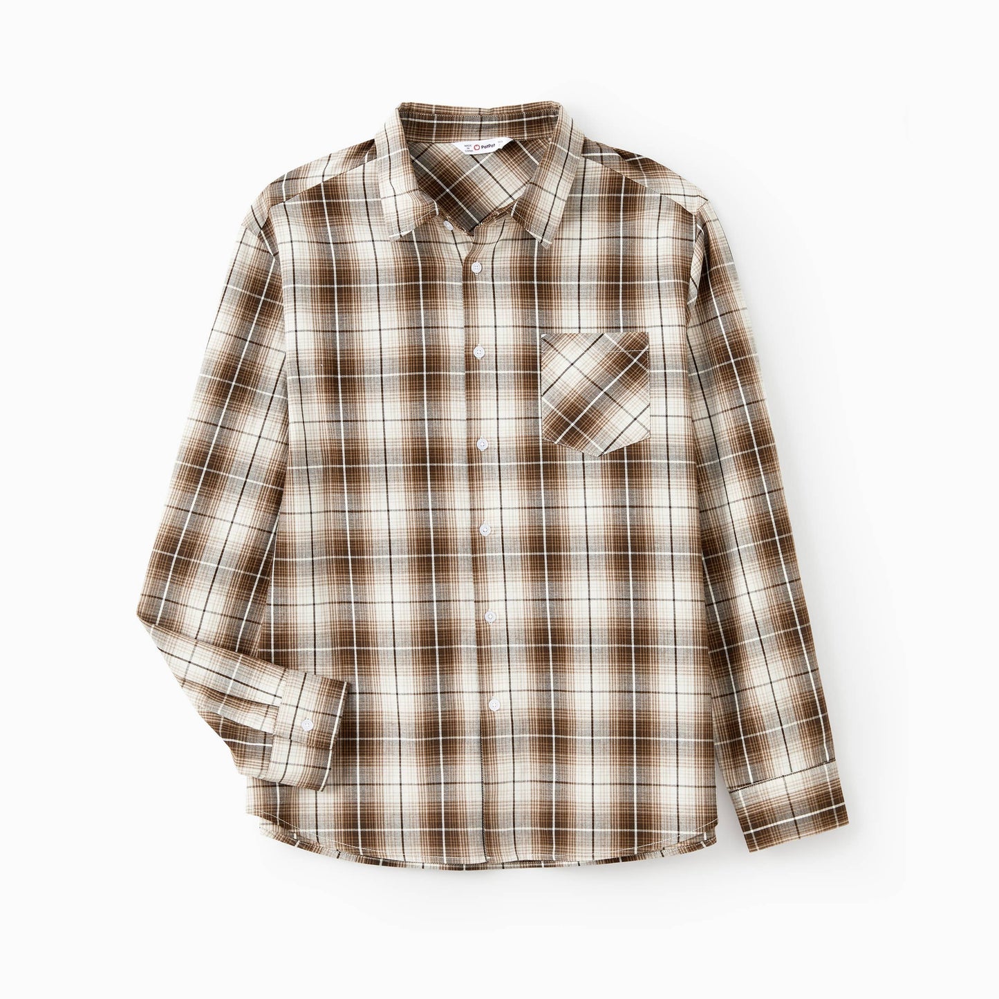 Family Matching Plaid Long Sleeves Shirt or Bodycon Dress