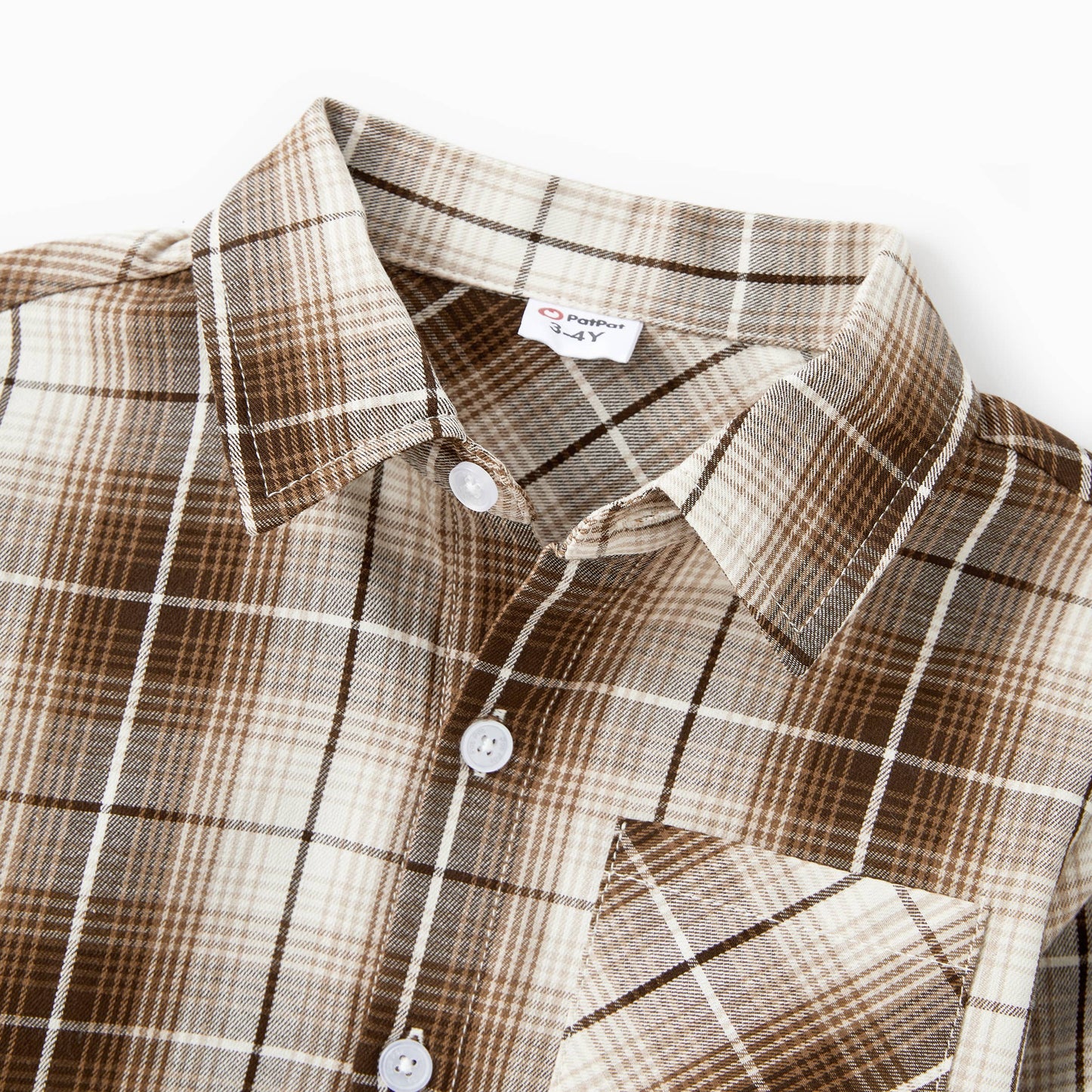 Family Matching Plaid Long Sleeves Shirt or Bodycon Dress