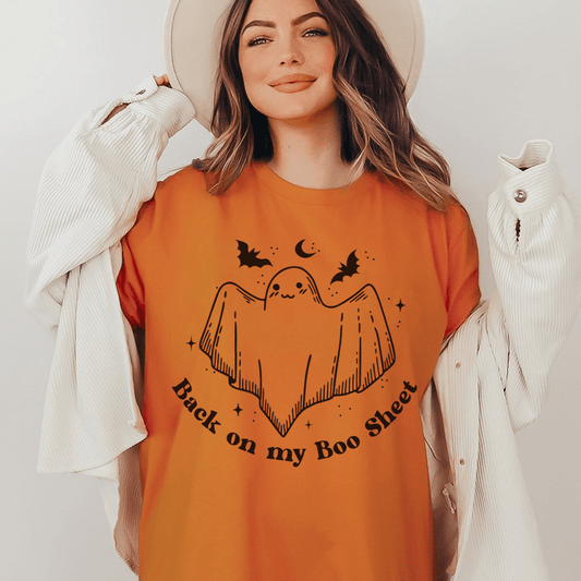 Back On My Boo Sheet Tee