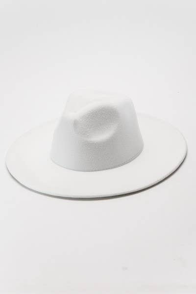 A VINTAGE PLAIN FEDORA HAT | 40HW012